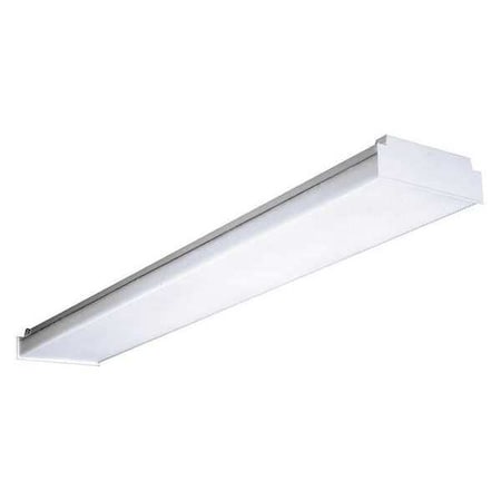 Columbia Lighting LED Wraparound Fixture, 4 ft L, 4477 lm LAW4-40LW-EDU