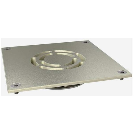 Bestcare Square Grate, Nickel Bronze, No-Hub WHDG-6SQ