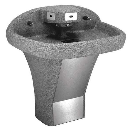 Acorn Controls Smoky Granite, Three Station Sink, Wash Fountain 3633-0014