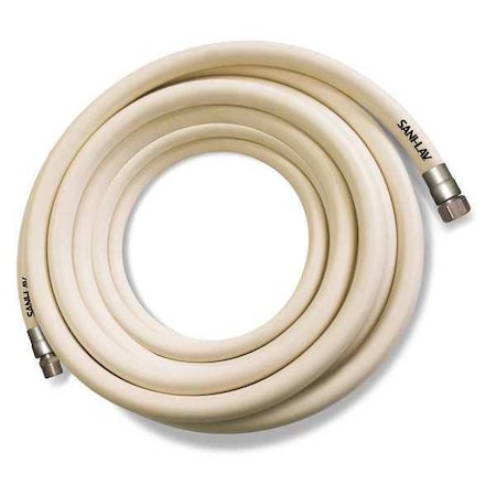 Sani-Lav Washdown Hose, Pipe Size 1-1/8", 1200" L H100W3