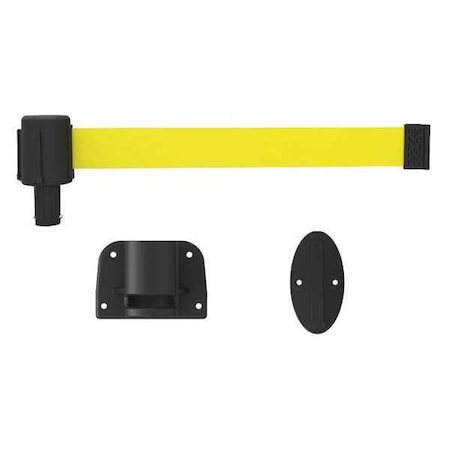 Banner Stakes Belt Barrier, Matte, Yellow Belt PL4124