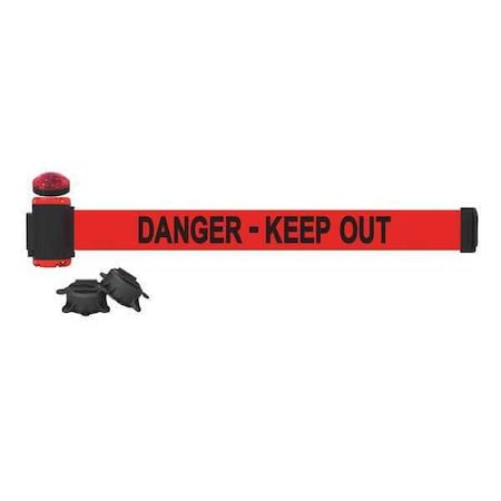 Banner Stakes Belt Barrier, Matte, Red Belt MH7008L