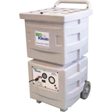 Bioklean HEPA Negative Air Machine, 5 Amps, 40" H GK1000
