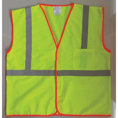 Condor U-Block Vest, Class1 Yellow/Grn, L/XL 53YK48
