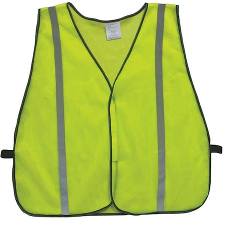 Condor Back Stp Vest, Unrated Yellow/Grn, 2/3XL 53YM02
