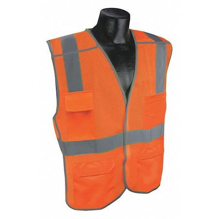 Condor Breakaway Vest, Orange/Red, L/XL 53YN38