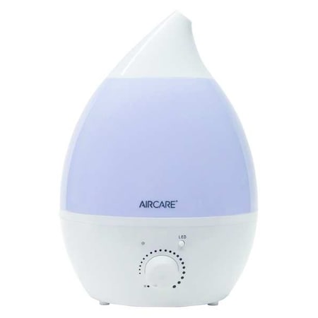Aircare Portable Humidifier, Portable, 1 gal, 750 sq. ft., Portable, White AUV20AWHT