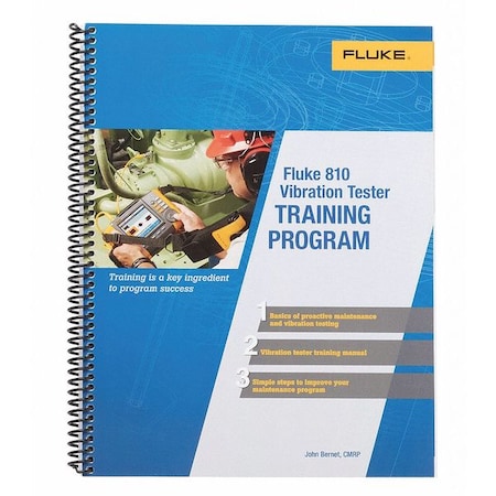 Fluke Vibration Tester, LCD, 0 to 80g Peak, AA FLUKE-810/+TRNG