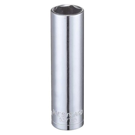 Westward WESTWARD 3/8 in Drive, 12mm Hex Metric, Socket, 6