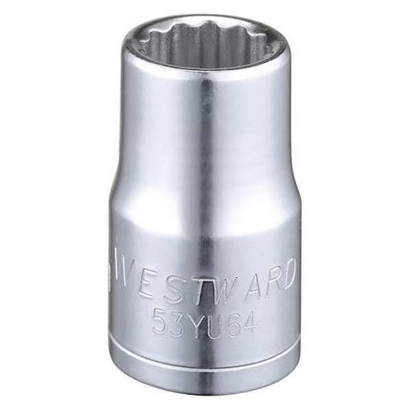 Westward WESTWARD 1/2 in Drive, 13mm Triple Square Metric, Socket, 12 ...