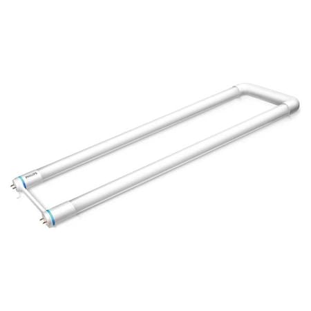 Philips LED Lamp, T8-6U, Non-Dimmable, 13.0W, 4000K 13T8-6U/MAS/24-840/IF21/P/DIM 10/1