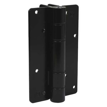 Kwikfit Glass Door Hinge, Aluminum, Screw-On Mounting, 3 1/2 in Leaf W x 5 3/4 in Leaf H, Gloss KF3ABLS
