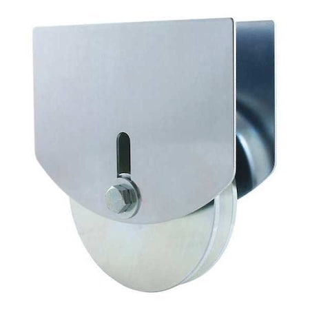 Hardcore Wheel with Carriage Plates, Zinc, 2" W CI2720