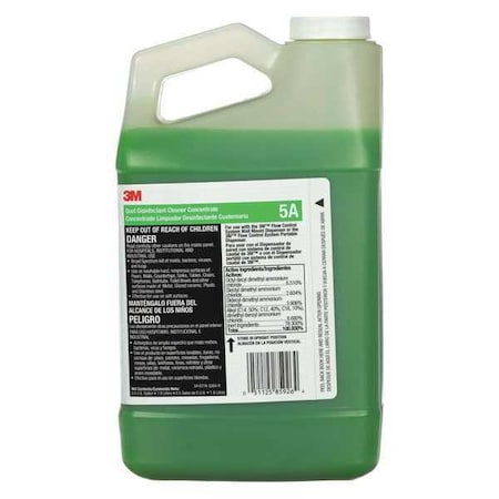 3M Disinfectant Cleaner Concentrate, 64 oz. Bottle, Pleasant 5A