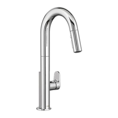 American Standard Beale Pull-Down Kitchen Faucet Ch, Lever Handle, Single Hole Only Mount, 1 Hole 4931.300.002