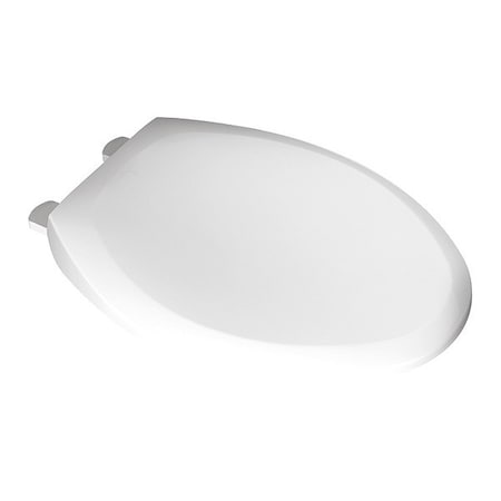 American Standard Slow-Close Toilet Seat and Lid With Cover, Slow Close Hinge, Elongated, White 5321A.65CT.020