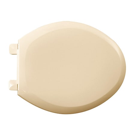 American Standard Cadet3El SlwClose PlasticSeat Bon With Cover, Plastic, Elongated, Bone 5350.110.021