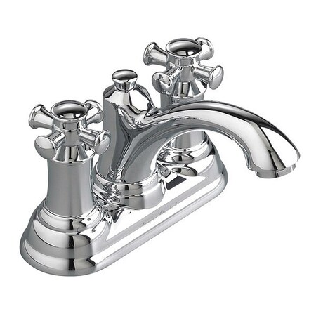 American Standard Dual Handle Portsmouth Centerset-Cross Hdl, Polished chrome 7415.221.002