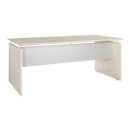 Mayline Straight Front Desk Medina Desk, Straight, Sea Salt, 72", 36" D X 29-1/2" H, 72" W X Sea Salt MNDS72TSS