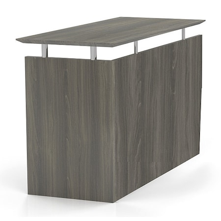 Mayline Non Handed Return Medina Universal Return, Gray, 48"x20", 20" D X 29-1/2" H, 48-1/2" W X MNRTLGS