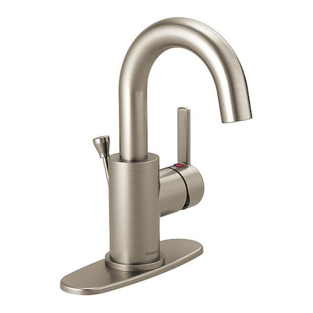 Delta Single Handle Single Hole Lavatory Faucet, Brushed Nickel Single hole installation Hole P191102LF-BN