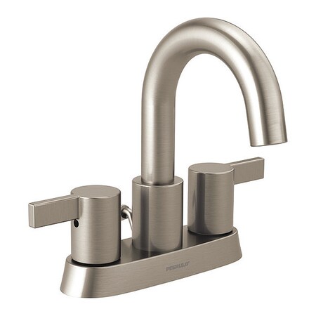 Delta 3-hole 4" installation Hole Centerset Lavatory Faucet, Brushed Nickel P299102LF-BN