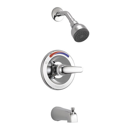 Delta Faucet, Tub & Shower Tub / Shower Faucet, Chrome PTT188752