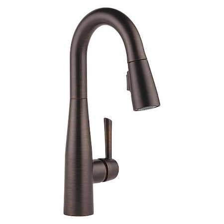 Delta Commercial 1 or 3 Hole Essa 1Hdl, PulDwn BarPrep Faucet VBrnz 9913-RB-DST