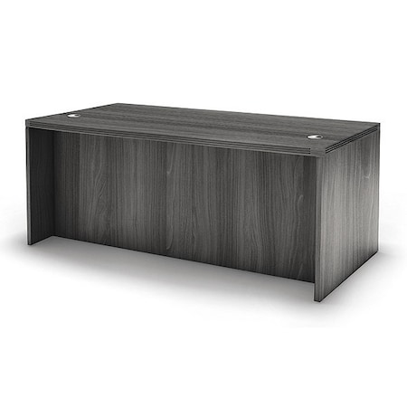Mayline Conference Front Desk Aberdeen Rectangular Conference Desk, Gray, 72"x36", 36" D X 29-1/2" H, 72" W X ARD7236LGS