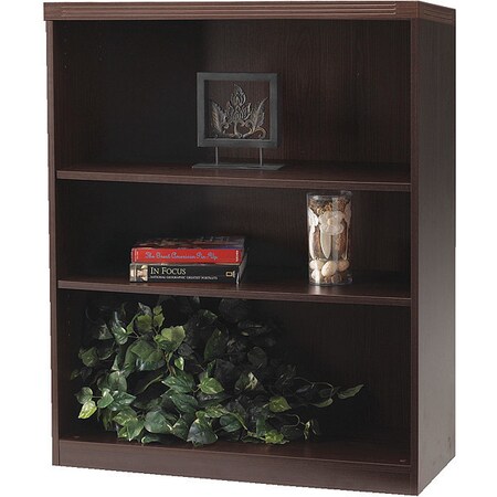 Mayline Aberdeen Bookcase, 3 Shelf, Mocha AB3S36LDC
