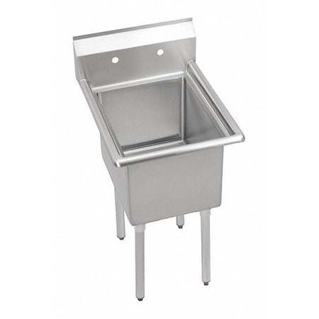 Elkay Scllry Snk, 1 C, No Drnbrd, 29x29.75x45.75, Scullery Mount, 1 Set, On Center Hole, 24" x 24" S1C24X24-0X