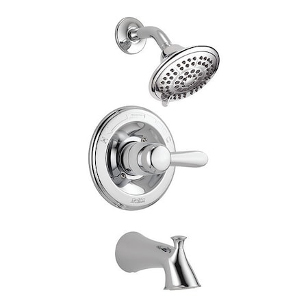 Delta Faucet Tub & Shower Tub / Shower Faucet, Wall, Chrome T14438