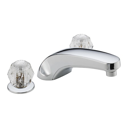 Delta Deck-Mount without Diverter Tub Filler Faucet, 8" - 16" Mount, Chrome T2710