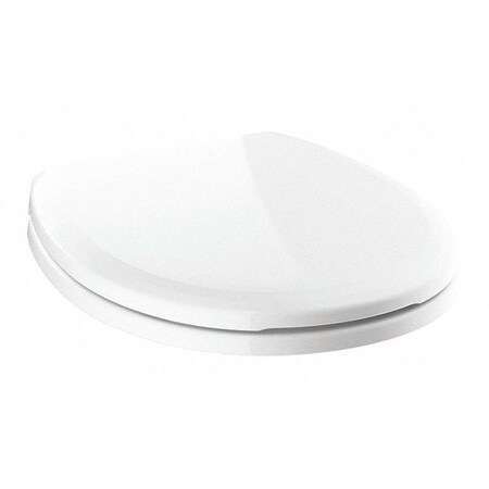 Delta Round Front, Slow-Close Toilet Seat, With Cover, Round, White 801902-WH
