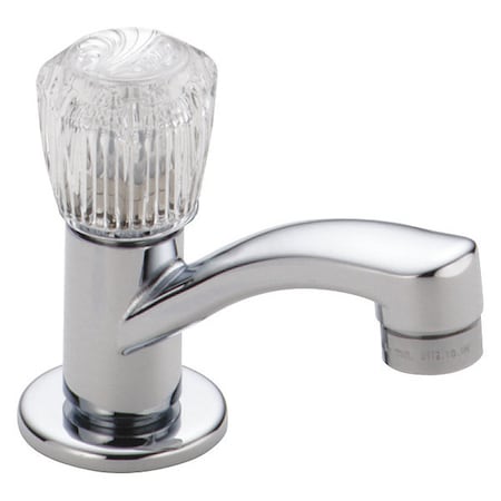 Delta Single Handle Single Hole Lavatory Faucet, Single Hole Mount, Chrome Single hole installation Hole 2302LF