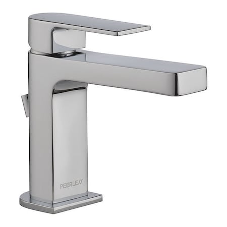 Delta Single Handle Single Hole Lavatory Faucet, Chrome 1 or 3-hole 4" installation Hole P1519LF