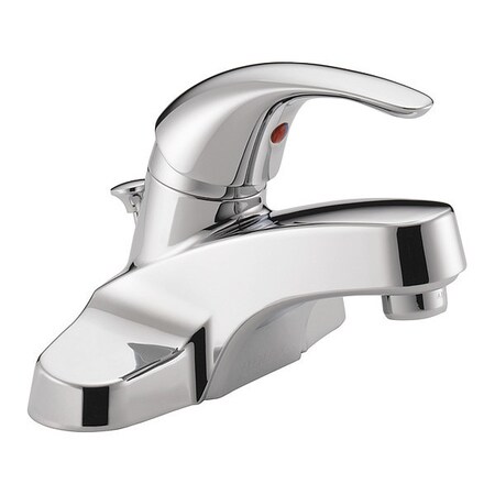 Delta Single Handle Centerset Lavatory Faucet, Chrome 3-hole 4" installation Hole P188620LF-M