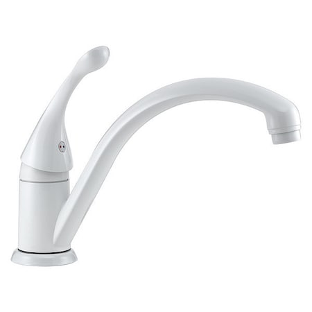 Delta Single, Handle Kitchen Faucet 141-WH-DST