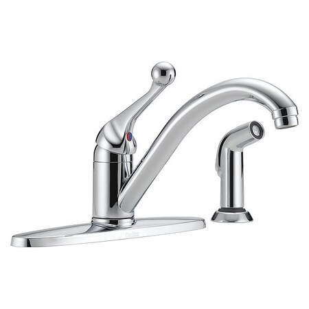 Delta 8" Mount, Commercial 4 Hole Kitchen Faucet 400-BH-DST