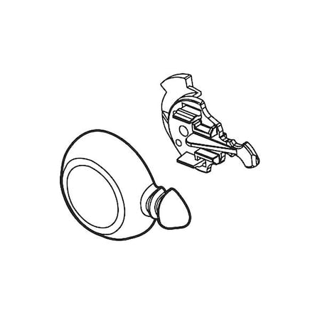 Delta Temperature, Knob and Cover-17 Series RP34358PB