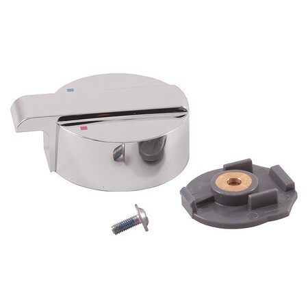 Delta Temperature, Knob and Cover-17 Series, Finish: Chrome RP75441 | Zoro