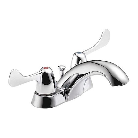 Delta Dual Handle Centerset Lavatory Faucet, Chrome 2 or 3-hole 4" installation Hole 2529LF-HDF