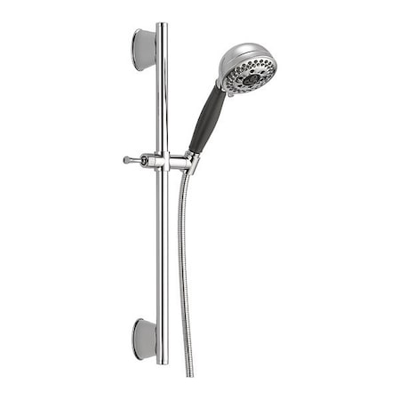 Delta Faucet, 5-Setting Slide Bar Hand Shower, Chrome, Wall 51559