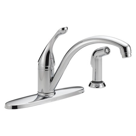 Delta 8" Mount, Commercial 4 Hole Water Efficient, Kitchen Faucet wSpray 440-WE-DST