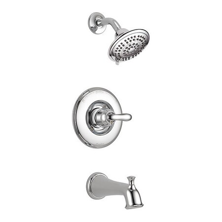 Delta Faucet Tub & Shower Tub / Shower Faucet, Wall, Chrome T14494