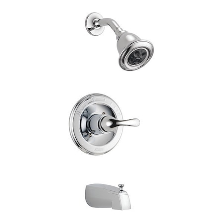 Delta Faucet Tub & Shower Tub / Shower Faucet, Wall, Chrome T13420-H2OT