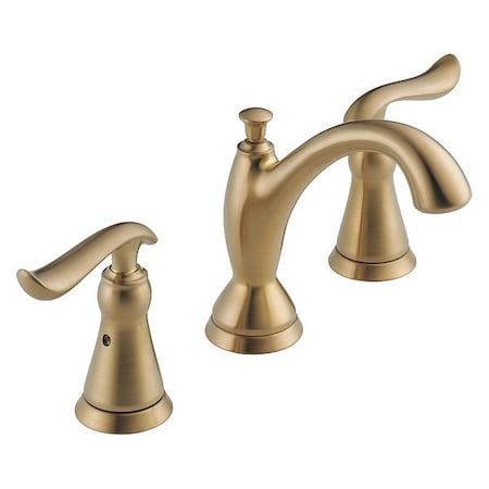 Delta Dual Handle Widespread Lavatory Faucet, 4" to 16" Mount, Champagne Bronze 3594-CZMPU-DST