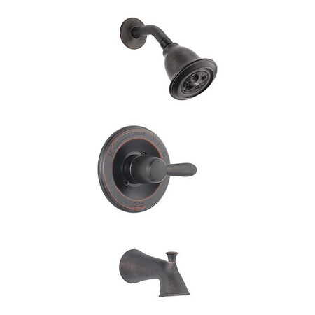 Delta Tub and Shower Trim, Venetian Bronze, Wall T14438-RBH2O