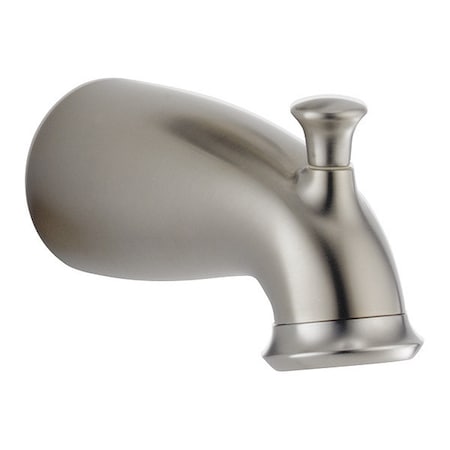 Delta Tub Spout, Pull Up Diverter, Stainless, Wall RP43161SS