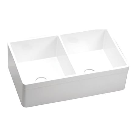 Elkay Sink, Dbl Bowl, Apron Front Undr SWUF32189WH